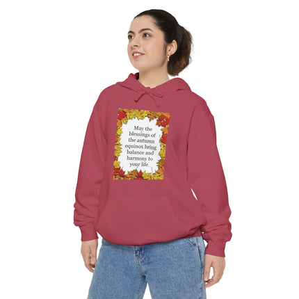 Autumn Blessings Hoodie – Fall Leaf Prayer Pullover