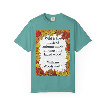 Wordsworth Autumn Quote T-Shirt