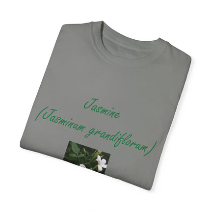 Jasmine Flower Tee – King of Flowers, Unisex Garment-Dyed
