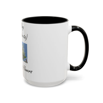 Ylang Ylang Floral Mug – 15oz Ceramic Cup with Aromatic Nickname