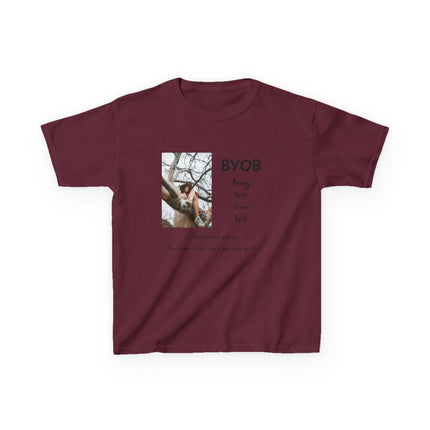 Kids BYOB Tee – “Bring Your Own Book” – Heavy Cotton T-Shirt