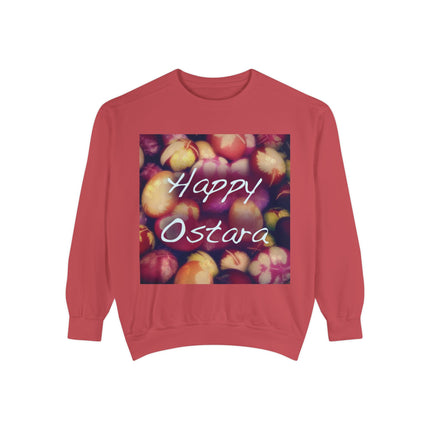 Ostara Sweatshirt – Unisex Garment-Dyed Layer with Egg Motif