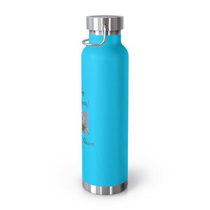 Ylang Ylang Floral Insulated Bottle - 22oz Copper Functional Style
