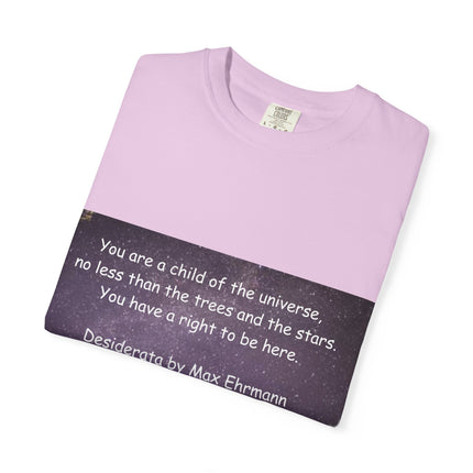 Unisex Inspirational T-Shirt - "You Are a Child of the Universe" Design