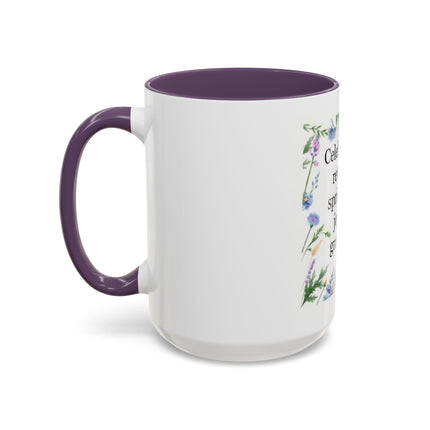 Spring Gratitude Coffee Mug — "Celebrate the return of spring with joy and gratitude"