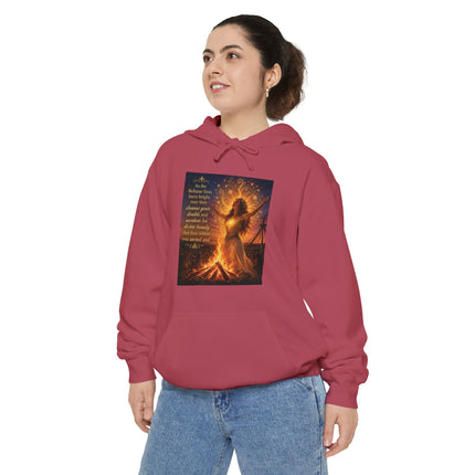 Beltane Fire Hoodie — Inspirational Prayer Design