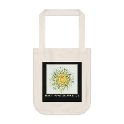 Summer Solstice Tote – Organic Canvas Bag for Seasonal Joy