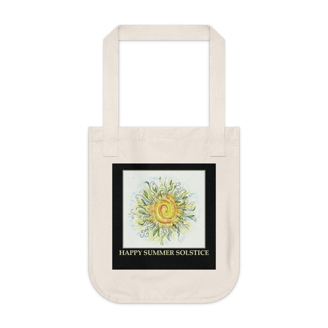 Summer Solstice Tote – Organic Canvas Bag for Seasonal Joy