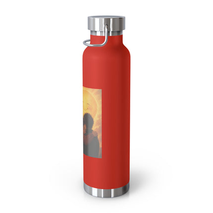 22oz Vacuum Bottle — 'Sometimes You Need A Hug' Sunset Design