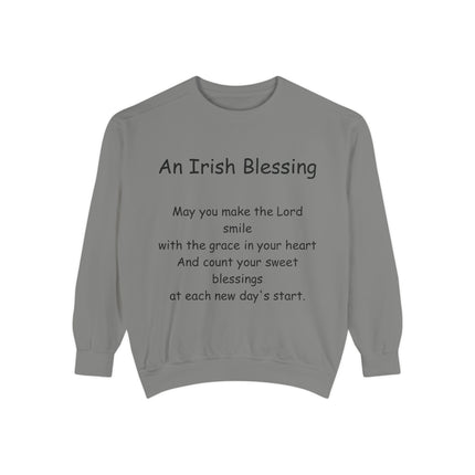 Irish Blessing Unisex Sweatshirt | Comfortable Gift for St. Patrick's Day & Everyday Inspiration
