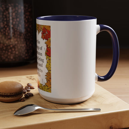 Autumn Equinox Coffee Mug – "May the blessings of the autumn equinox bring balance and harmony to your life"