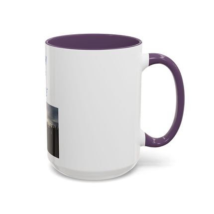 Pray for Peace Accent Coffee Mug — Inspirational Religious Prayer Mug (11/15oz)
