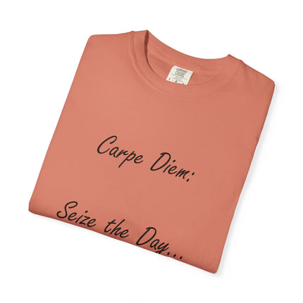 Inspirational Unisex T-Shirt - 'Carpe Diem: Seize the Day'
