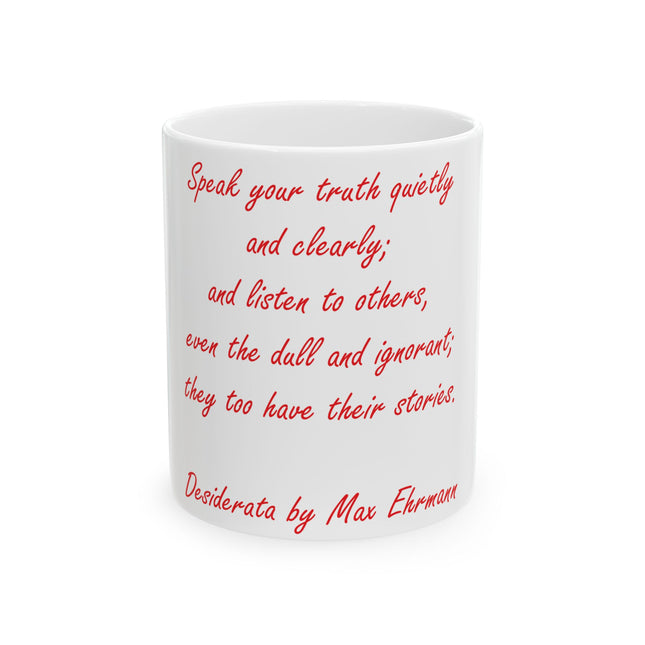Empowerment Coffee Mug – “Speak Your Truth” – 11oz