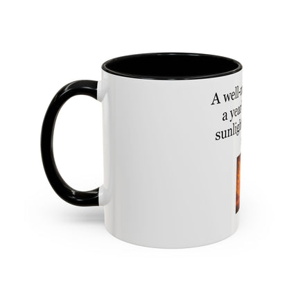 Cider Lover Accent Coffee Mug – "A well-made cider is a year’s worth of sunlight in a single sip" (11/15 oz)