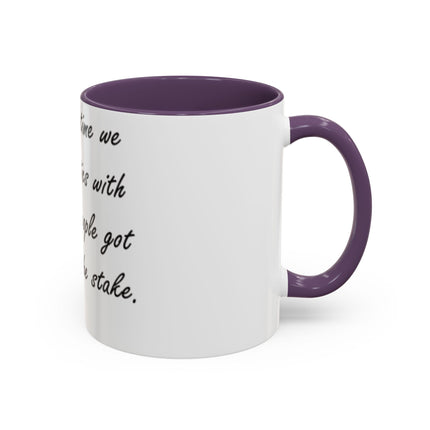 Politics & Religion Accent Mug – 11oz – Bold Conversation Starter