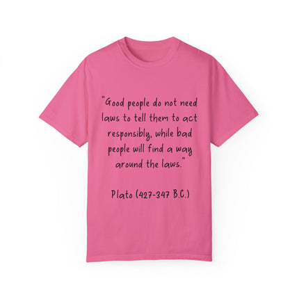 Plato Quote T-Shirt – Unisex Wisdom Tee for Thoughtful Advocates