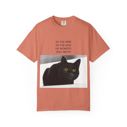 Inspirational Cat T-Shirt for Cat Lovers - 'Only Meow'