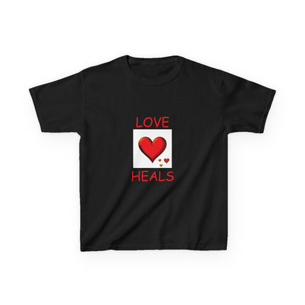 Kids Love Heals T-Shirt – Uplifting Cotton Tee for Everyday Joy