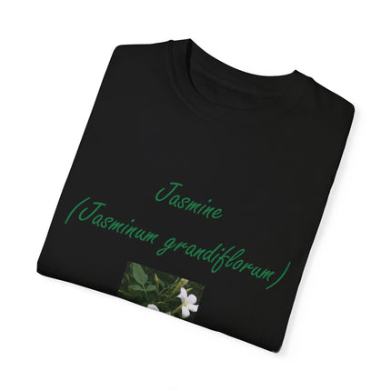 Jasmine Flower Tee – King of Flowers, Unisex Garment-Dyed
