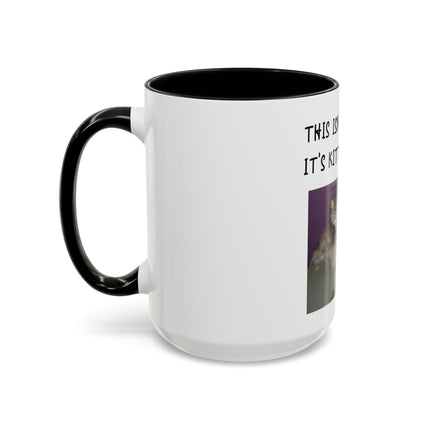 Kitty Glitter Coffee Mug — "This Isn't Cat Hair, It's Kitty Glitter" Accent Mug