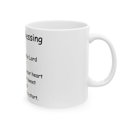 Irish Blessing Ceramic Mug | 11oz Cup for Daily Grace & Motivation