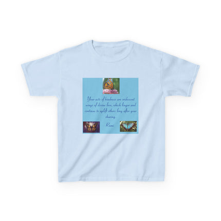 Kids Tee with Butterfly Design – Inspirational Nature Gift