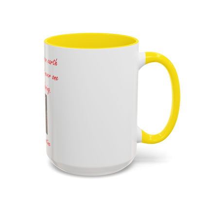 St. Augustine Quote Crucifixion Coffee Mug — “God had one Son on earth without sin, but never one without suffering.” (11/15 oz)