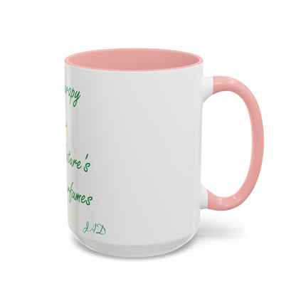Aromatherapy Accent Mug – “Mother Nature’s Healing Perfumes,” 15oz