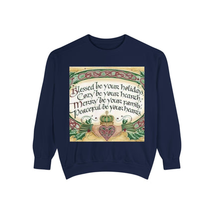 Blessed Be Your Holidays Unisex Sweatshirt - Cozy & Heartfelt Gift