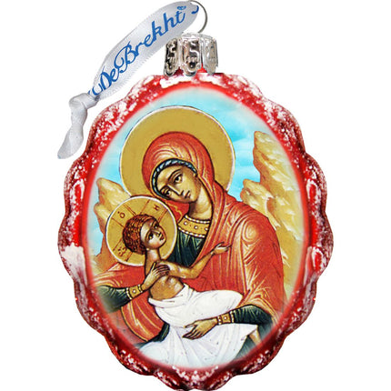 Nativity Mercury Glass Ornaments Set of 3 by G. DeBrekht - Nativity Holiday Decor - 770101S3-2