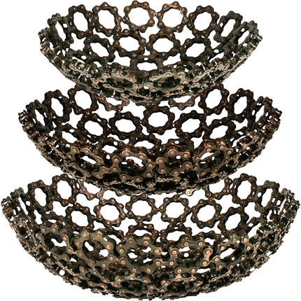Recycled Bicycle Chain Bowl-1