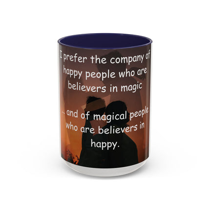 Believers in Magic Mug – 15oz Accent Ceramic Cup for Happy Souls