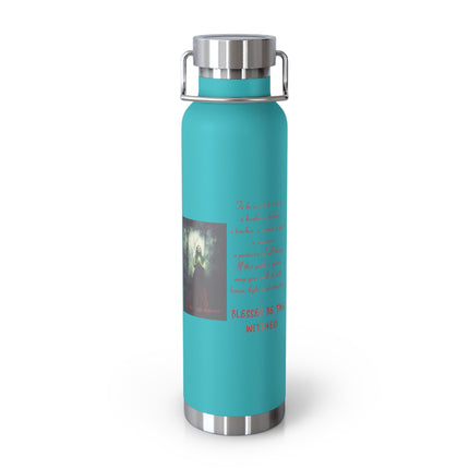 Witchcraft Inspired Copper Vacuum Insulated Bottle - 22oz with 'Blessed Be The Witches' Design