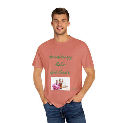 Aromatherapy T-Shirt – “Makes Good Scents” Design (Unisex)