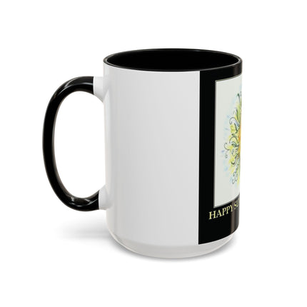 Summer Solstice Mug – 15oz Accent Ceramic Cup with Sunshine Art