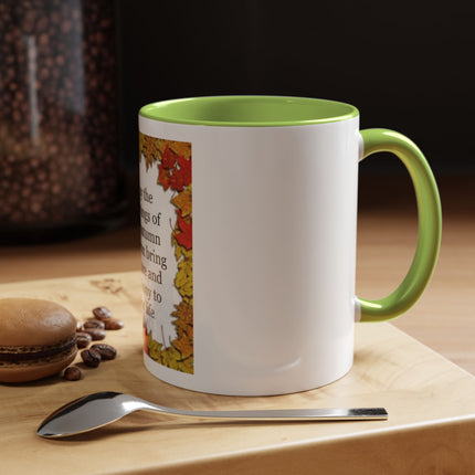 Autumn Equinox Coffee Mug – "May the blessings of the autumn equinox bring balance and harmony to your life"