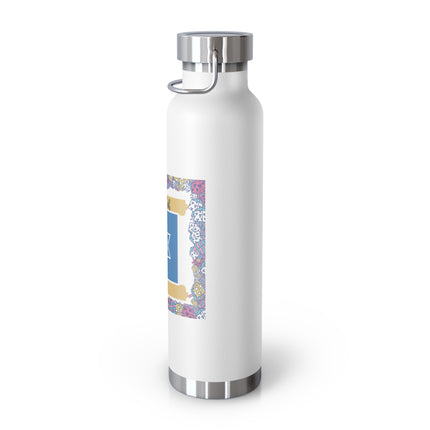 Hanukkah Insulated Bottle – 22oz Copper Flask for Festive Hydration