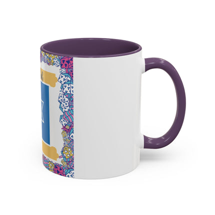 Happy Hanukkah Mug – 11oz Accent Ceramic Cup for Festive Joy