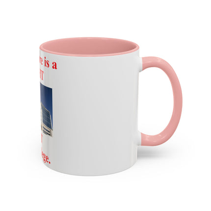 Healthcare Is a Right Mug – 11oz Ceramic Accent Cup for Advocates