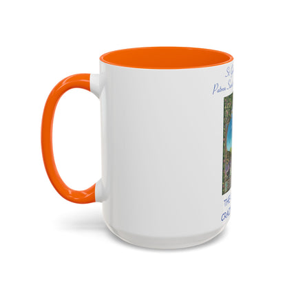 Crazy Cat Lady Accent Mug – St. Gertrude of Nivelles – 15oz