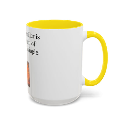 Cider Lover Accent Coffee Mug – "A well-made cider is a year’s worth of sunlight in a single sip" (11/15 oz)