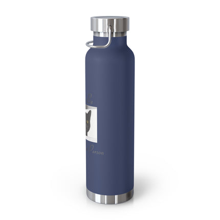 Proud Cat Parent Insulated Bottle – 22oz Travel Gift for Cat Lovers