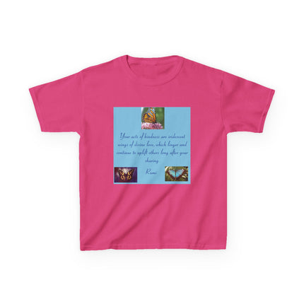 Kids Tee with Butterfly Design – Inspirational Nature Gift