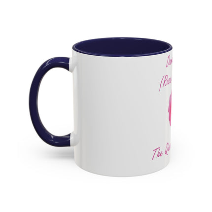 Damask Rose Accent Coffee Mug - The Queen of Flowers 11oz