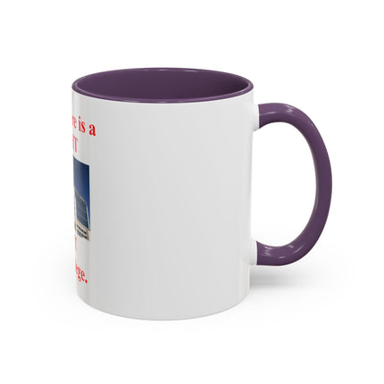 Healthcare is a Right Accent Coffee Mug - 11/15oz