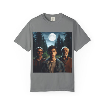 Wiccan God Trio Moonlit Forest T-Shirt — Youth, Father, Sage