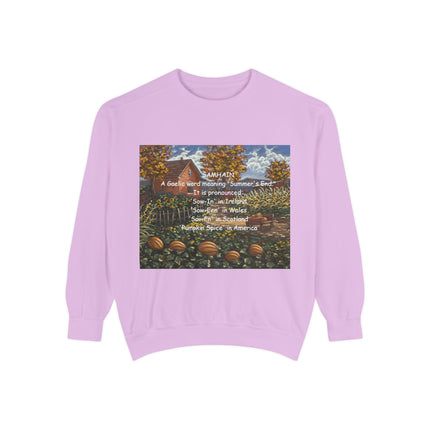 Samhain Sweatshirt – Cozy Unisex Pullover with Pumpkin Spice Wit
