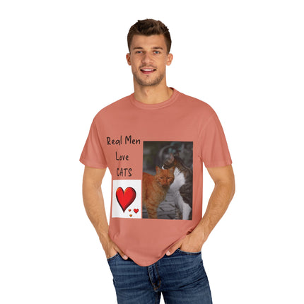 Real Men Love Cats Unisex T-Shirt – Cute Cat Lover Tee