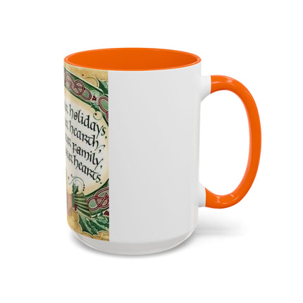 Celtic Holiday Blessings Mug – 15oz Accent for Cozy Gatherings